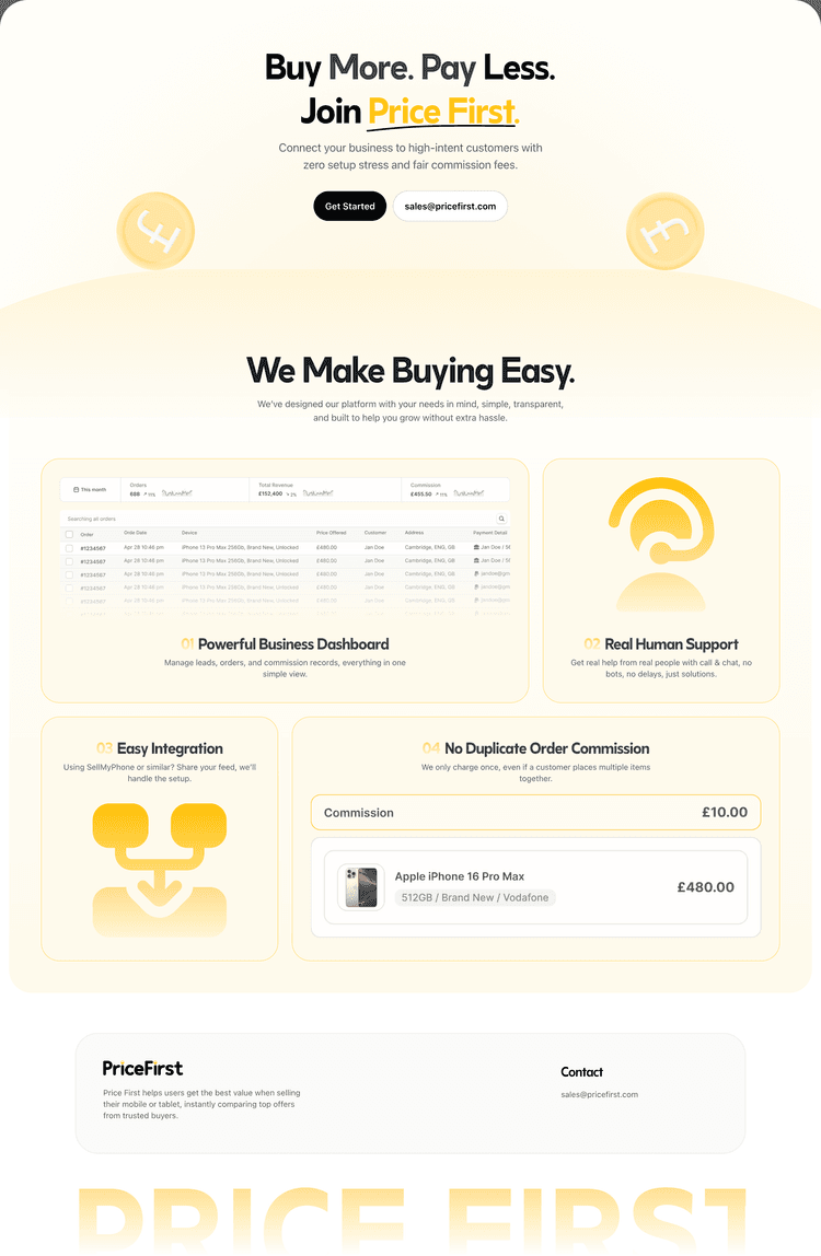 We’re proud to be a UK-based price comparison platform
